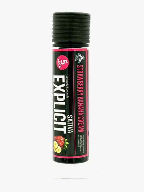 Strawberry Banana Cream | 5pk Infused Prerolls