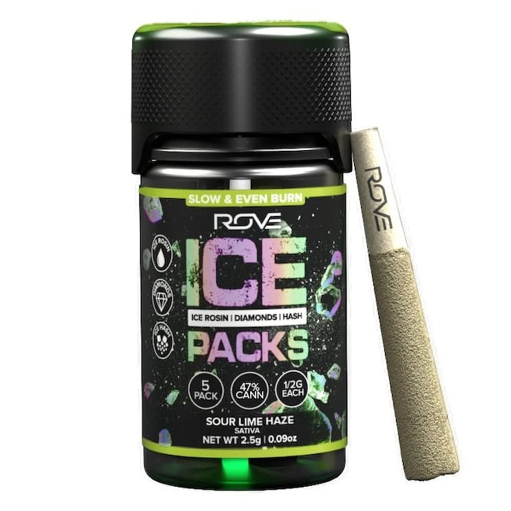 Sour Lime Haze (S) 5pk Infused *B2G1 EVERYDAY* - Rove - Sour Lime Haze (S) - $31 - Pre-Rolls