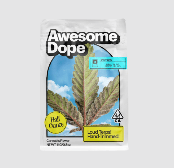 Awesome Dope 14g Small buds - Strawberries & Cream