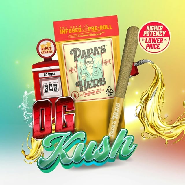 Papa's Herb 1g Infused Preroll - OG Kush