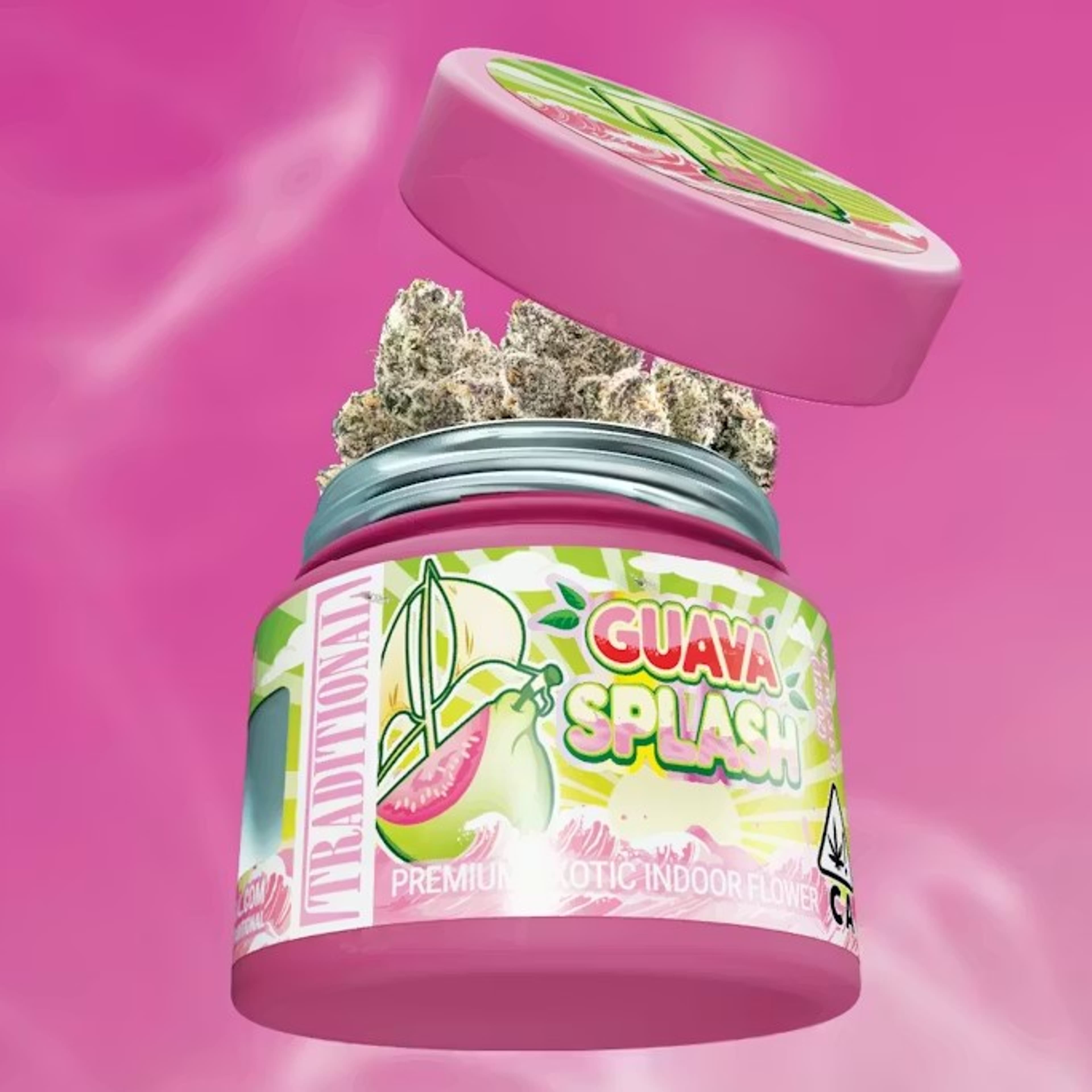 Traditional - Guava Splash - 3.5g - Traditional - 8th - $35.99 - Indoor Flowers