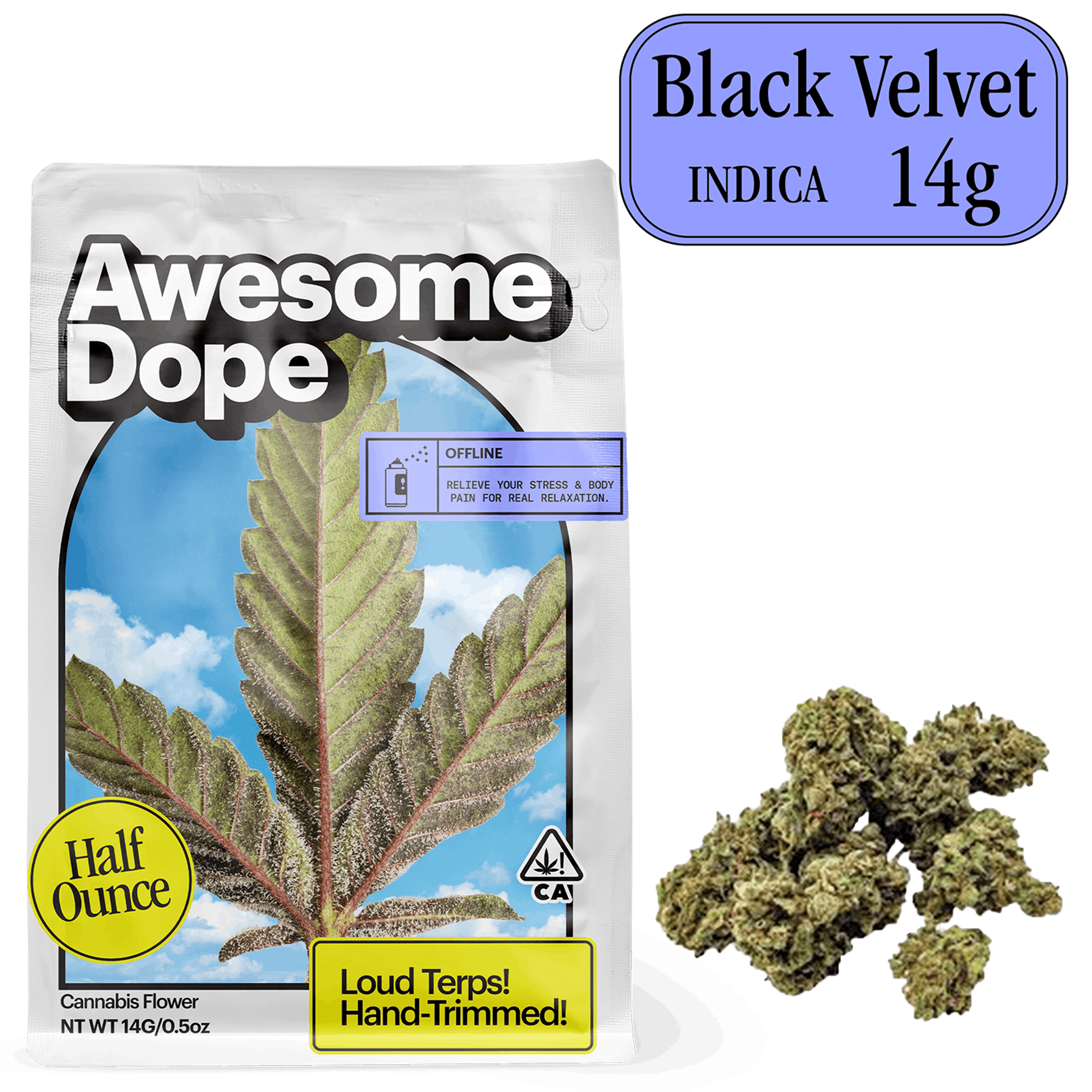 Awesome Dope Smalls Flower 14g (I) Black Cherry Gelato x Medellin - Awesome Dope - - $80.99 - Flower