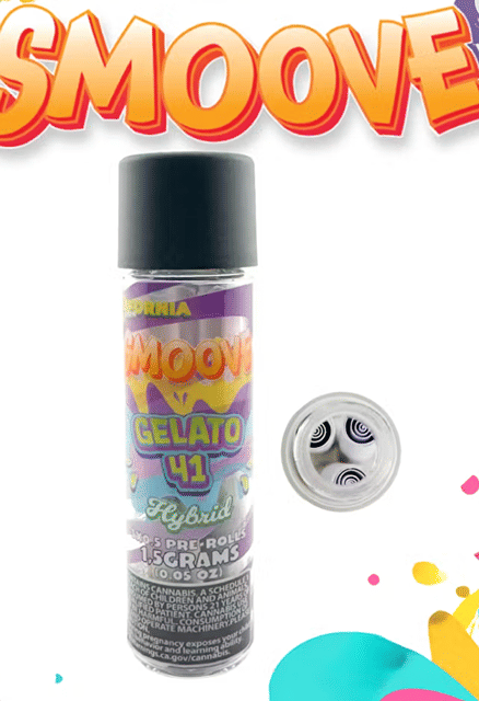 Smoove- Gelato 41 1.5g Pre Roll 3PK
