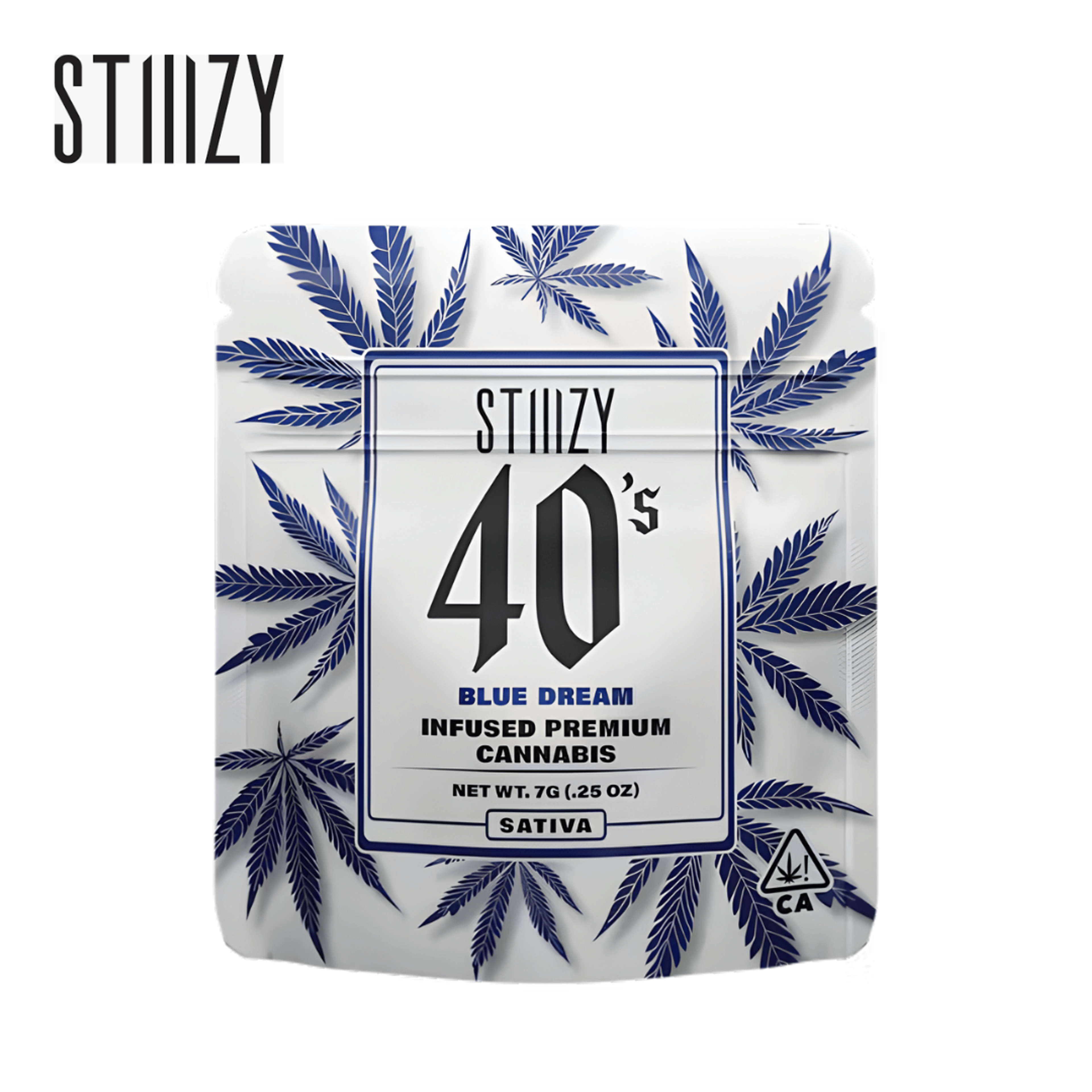 Stiiizy - Blue Dream - 40's Infused Flower - 7g - Stiiizy - BD - AA Flower+ - 7g - $34.99 - Indoor Flowers