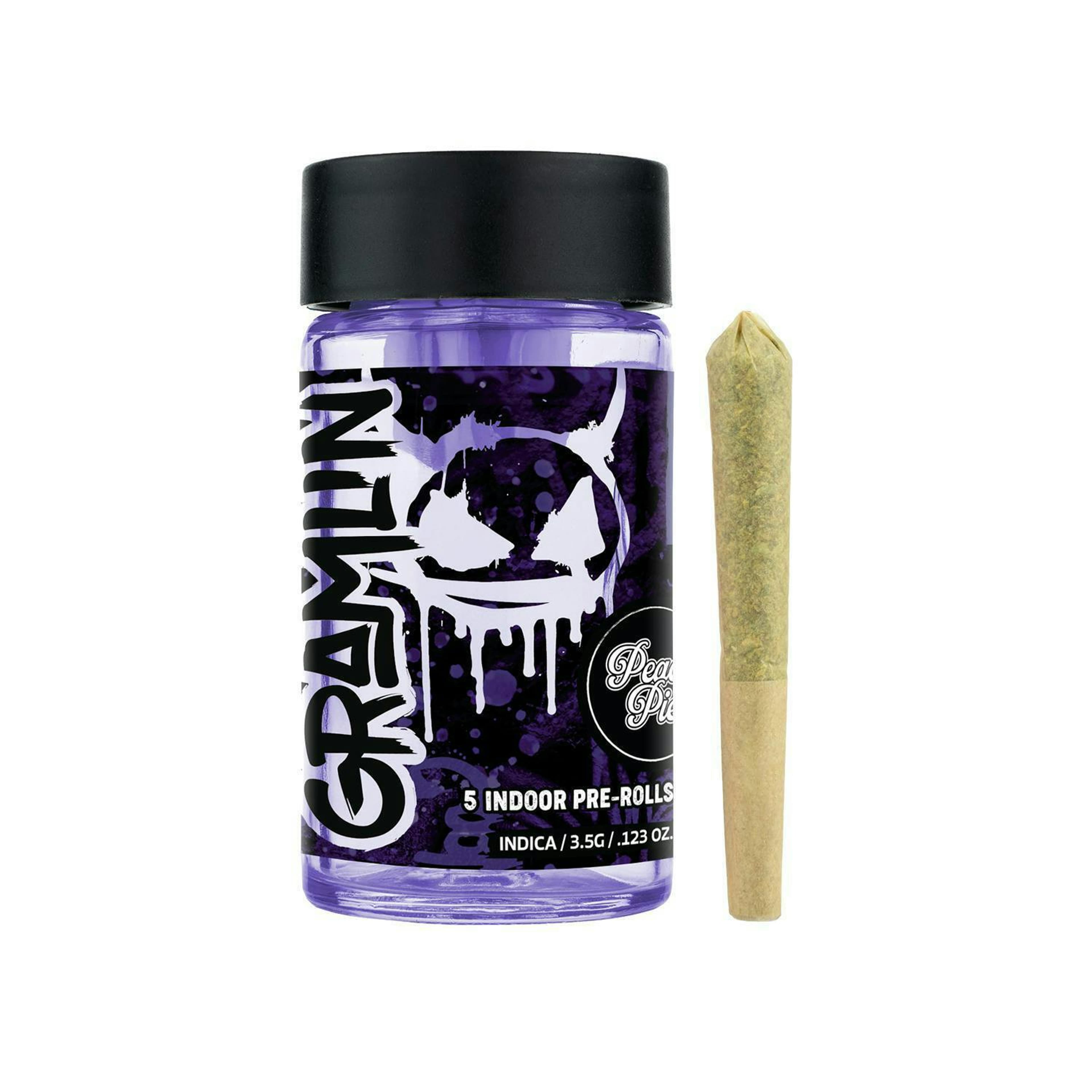 Peach Pie Preroll 3.5g (5ct) - GRAMLIN - - $19.50 - Pre-Rolls