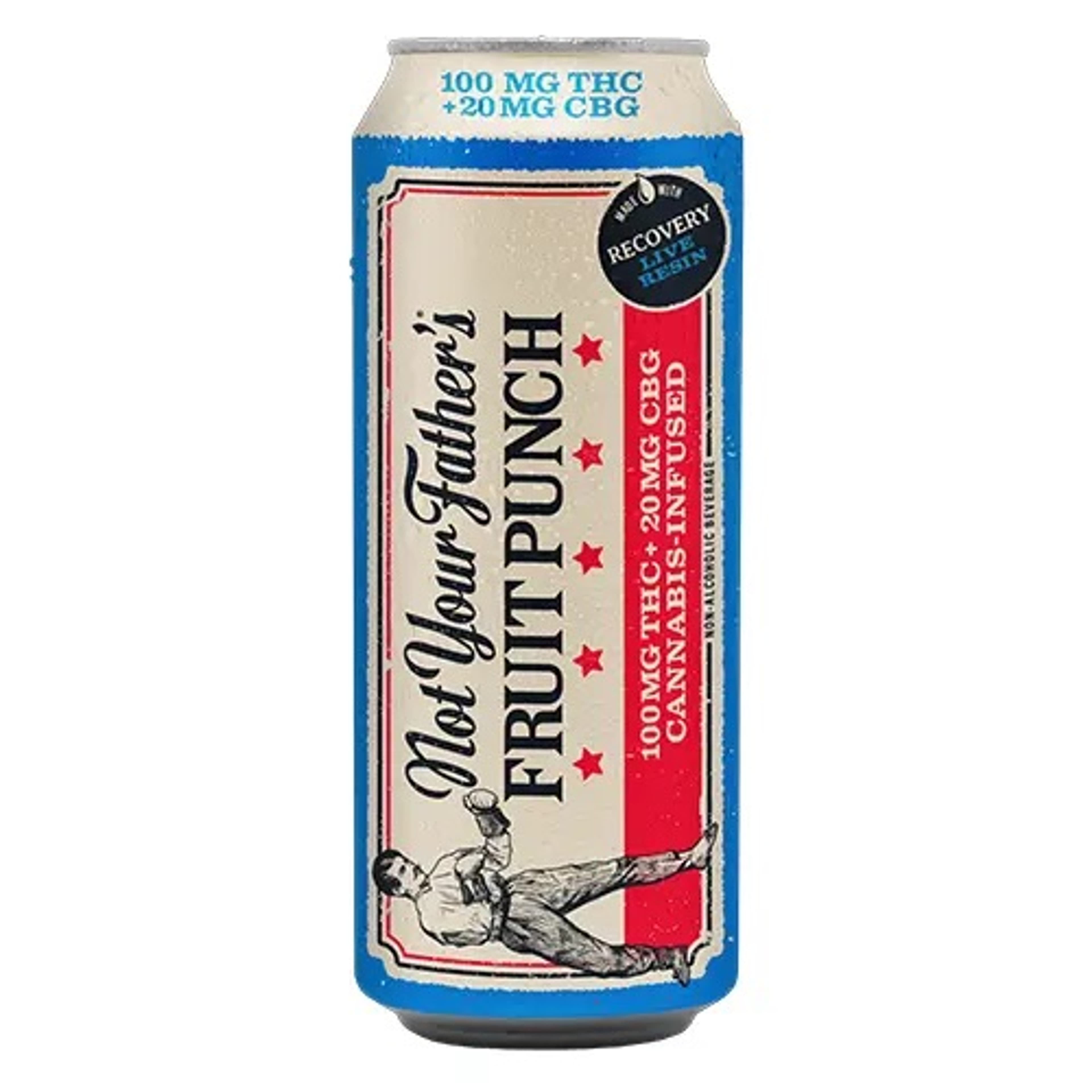 Fruit Punch 5:1 THC/CBG 100mg Beverage - Not Your Father's - 100mg THC/CBG - $13 - Beverages