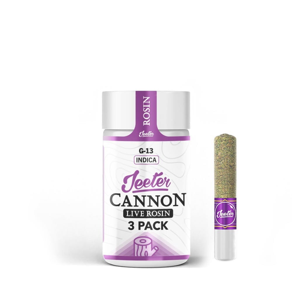 G-13 | Infused Rosin Cannons [3pk] [1.5g] - Jeeter -  - $50 - Pre-Rolls