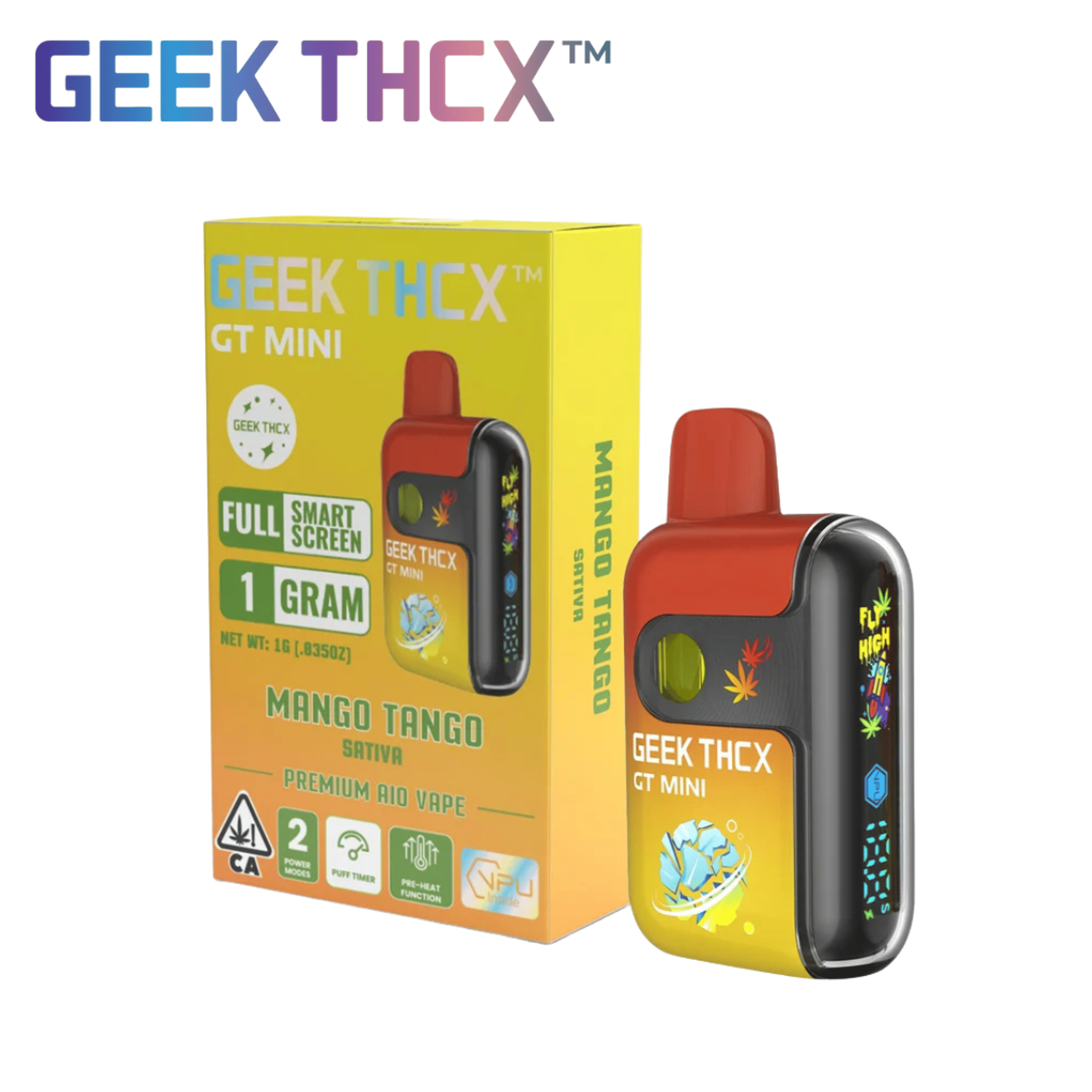 Geek THCX - Mango Tango - GT Mini Disposable - 1g - Geek THCX - Mango Tango - $24.99 - Disposable Vapes