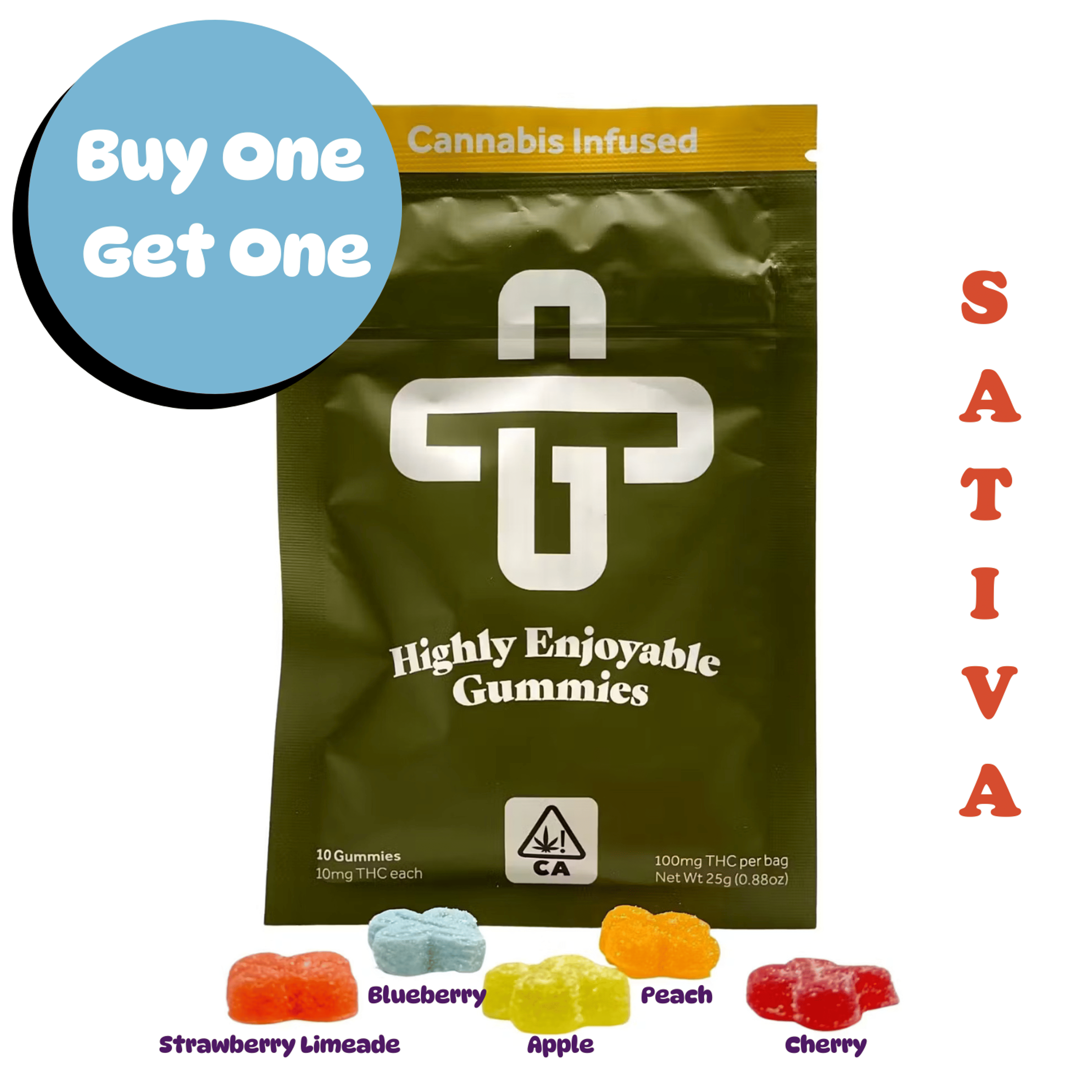 Durban Zkittles Hash Rosin Infused Mixed Fruit Gummies 100mg 10pk - Original Green Cross - - $19.99 - Edible