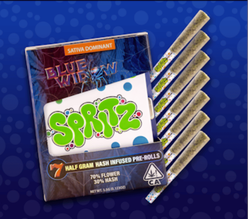 Spritz - Infused Preroll - .5g 7pk - Blue Widow - Spritz -  - $29 - Pre-Rolls