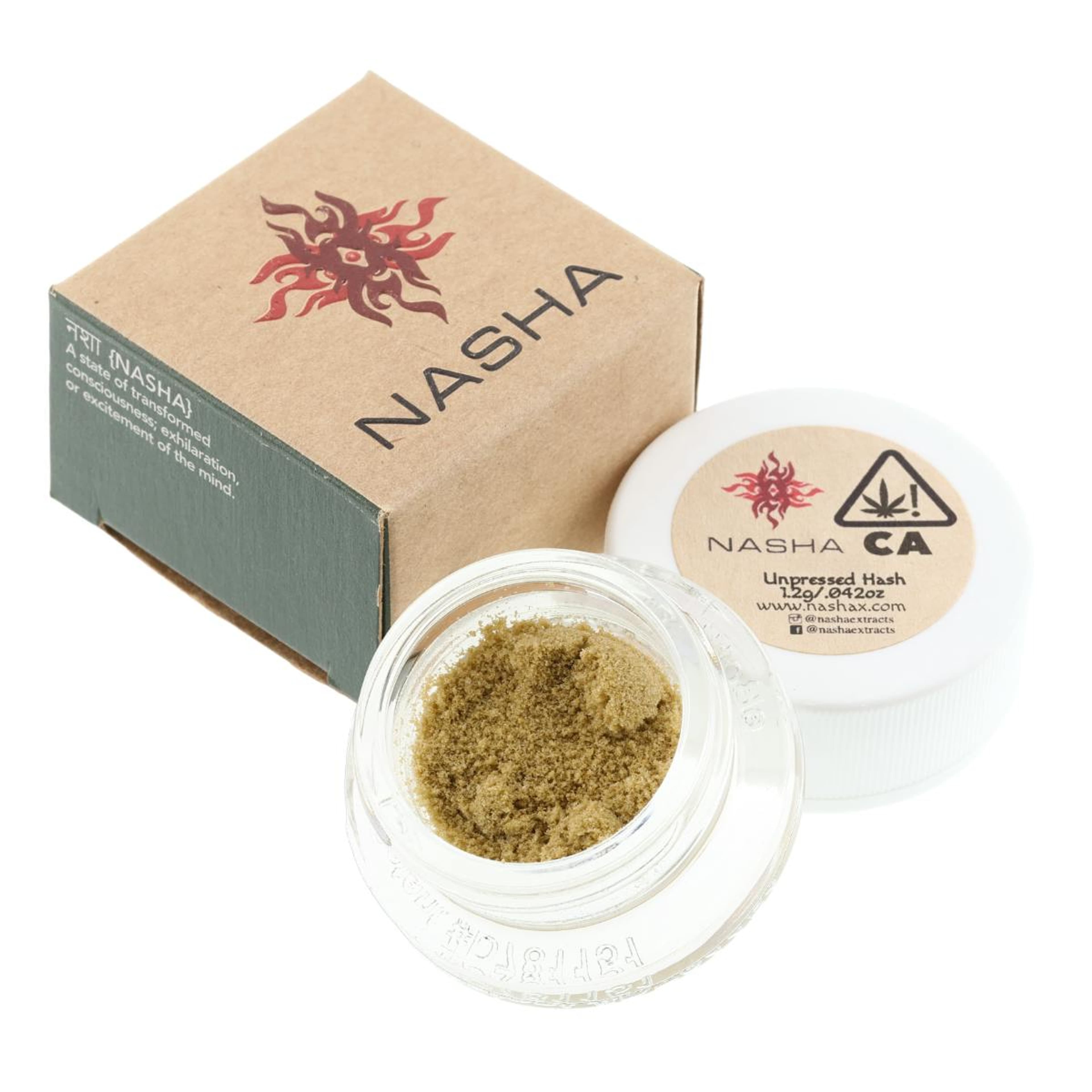 Pinnacle Unpressed Hash (Green) 1.2g - Nasha - - $22 - Extract