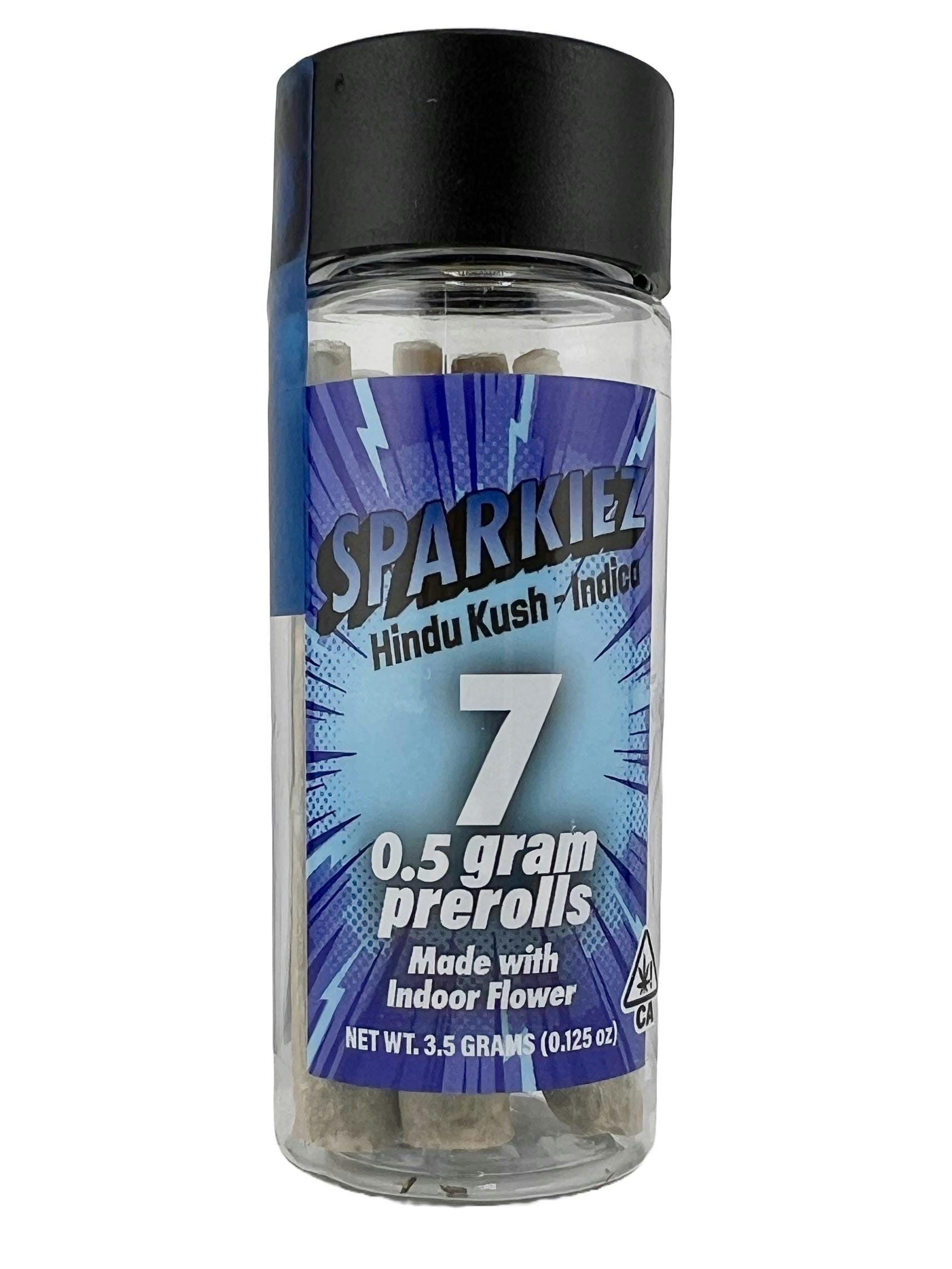 Hindu Kush Prerolls 7pk - Sparkiez -  - $14 - Preroll