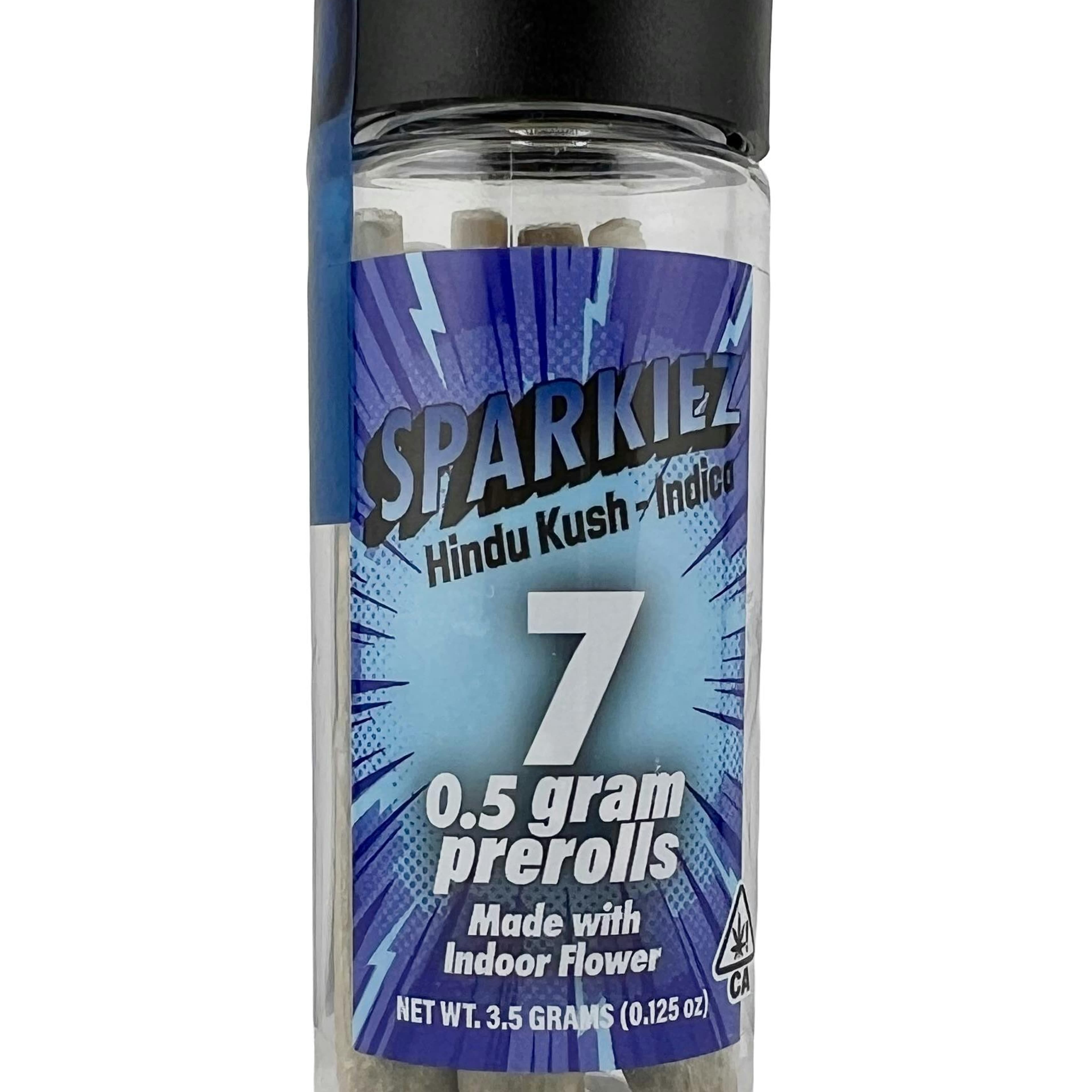 Hindu Kush Prerolls 7pk - Sparkiez - - $14 - Preroll