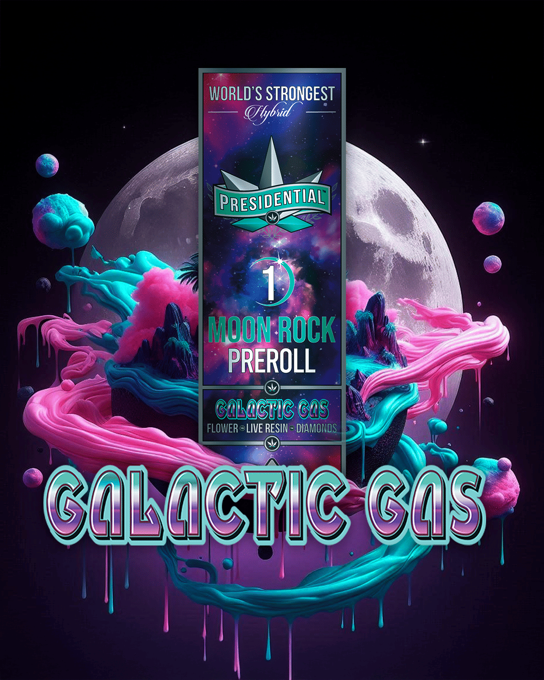 Presidential THC — Galactic Gas Moonrock