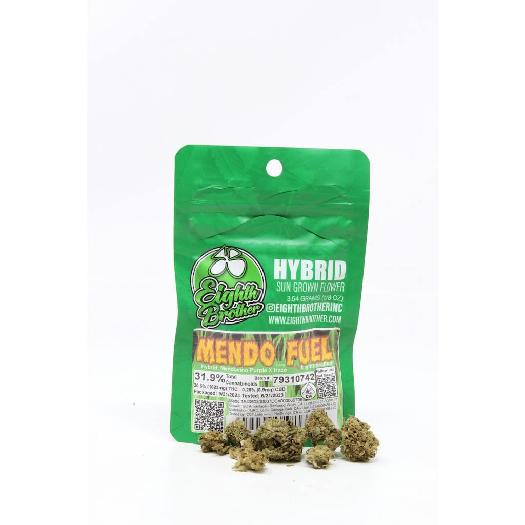 Mendo Fuel  - 3.5g - Eighth Brother - 3.5g - Hybrid - $9 - Flower/Infused Flower (3.5 Grams)