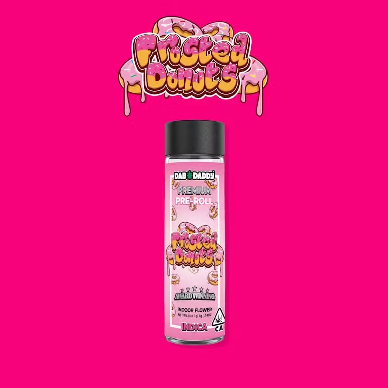 Frosted Donut | Pre-Roll Pack [4pk][4g] - Dab Daddy -  - $24 - Pre-Rolls
