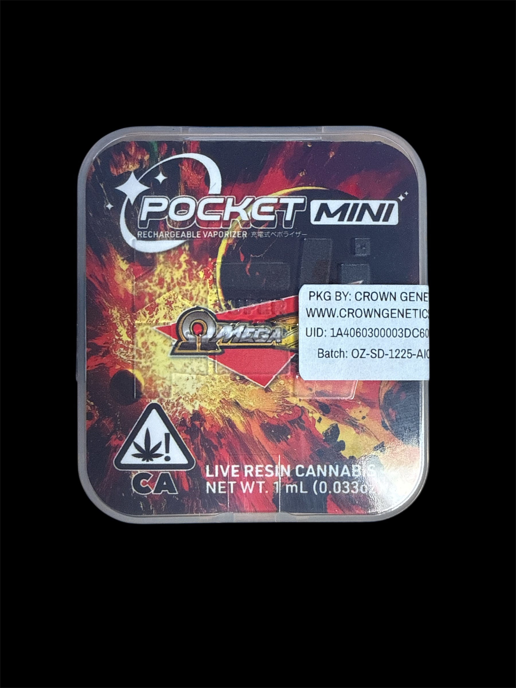 SuperDope AIO - Omega Z - Pocket Mini (Live Resin) All-In-One - 1g - Super Dope - AIO - $39.99 - Disposable Vape Pens (All In One)