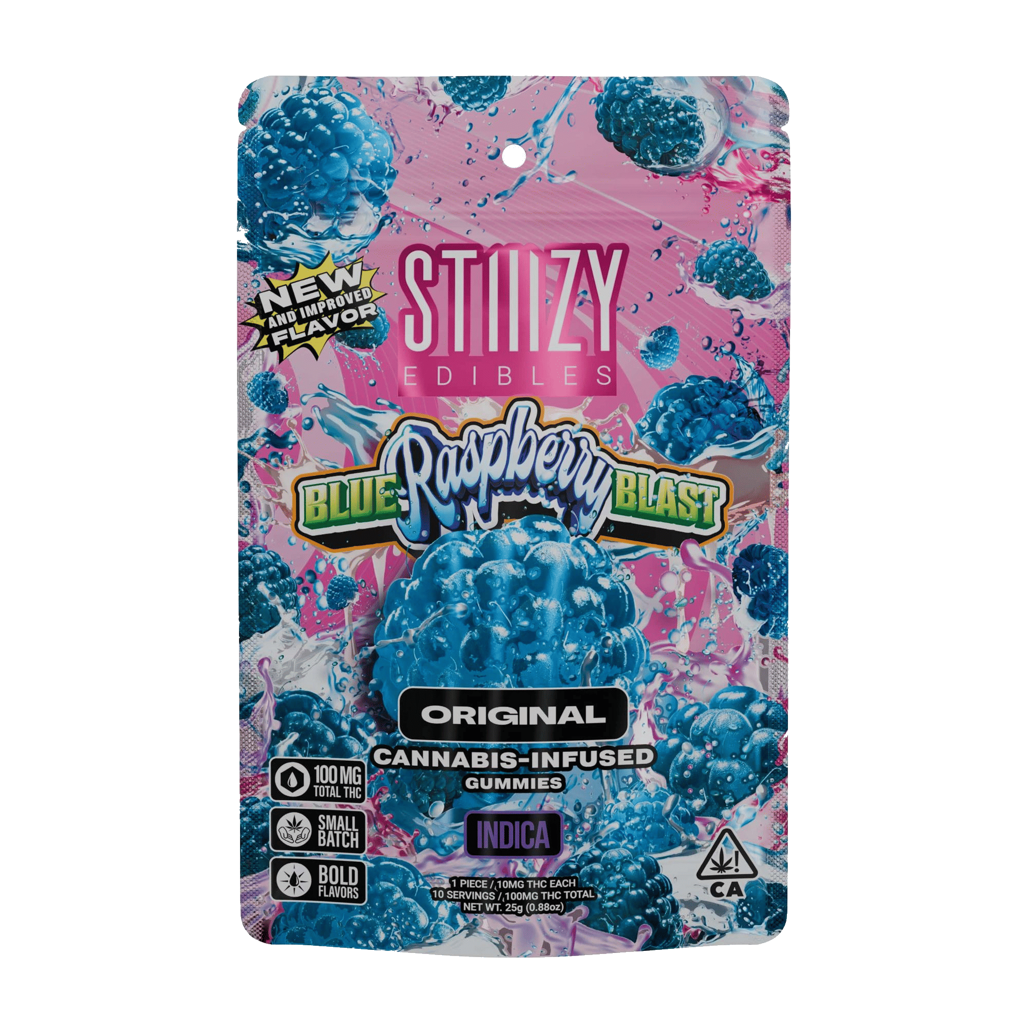 Blue Raspberry Blast - Gummies - STIIIZY - 10 Gummies - $13.99 - Edibles
