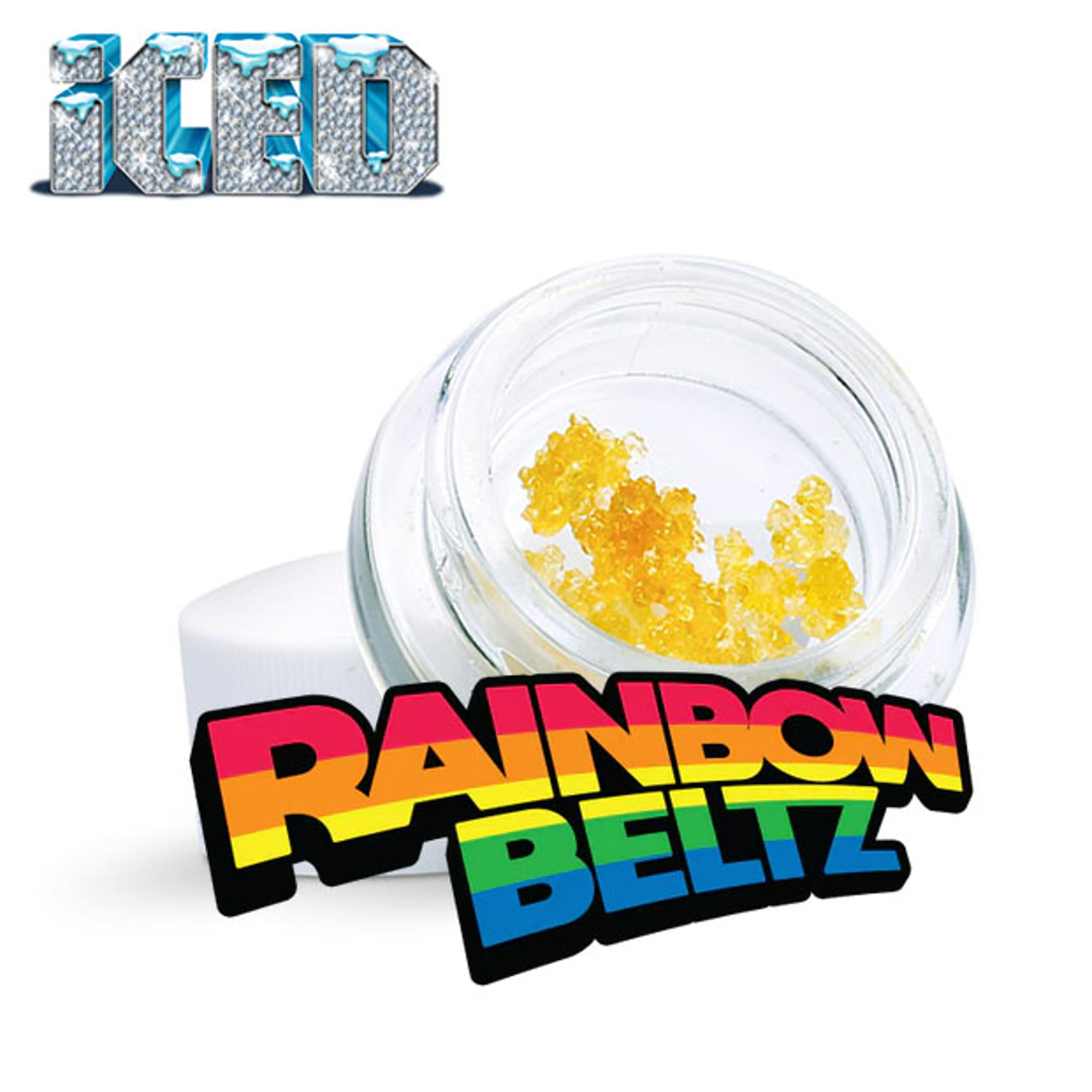 ICED - Rainbow Belts - Sugar Diamonds - 1g - ICED - Rainbow Belts - $17.99 - Concentrates