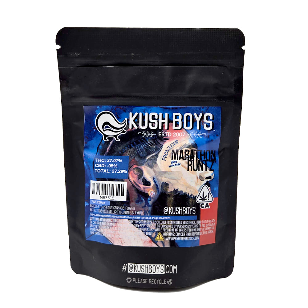 Marathon Runtz 28.07% 7g - Kush Boys - Quarter - $20 - Flower
