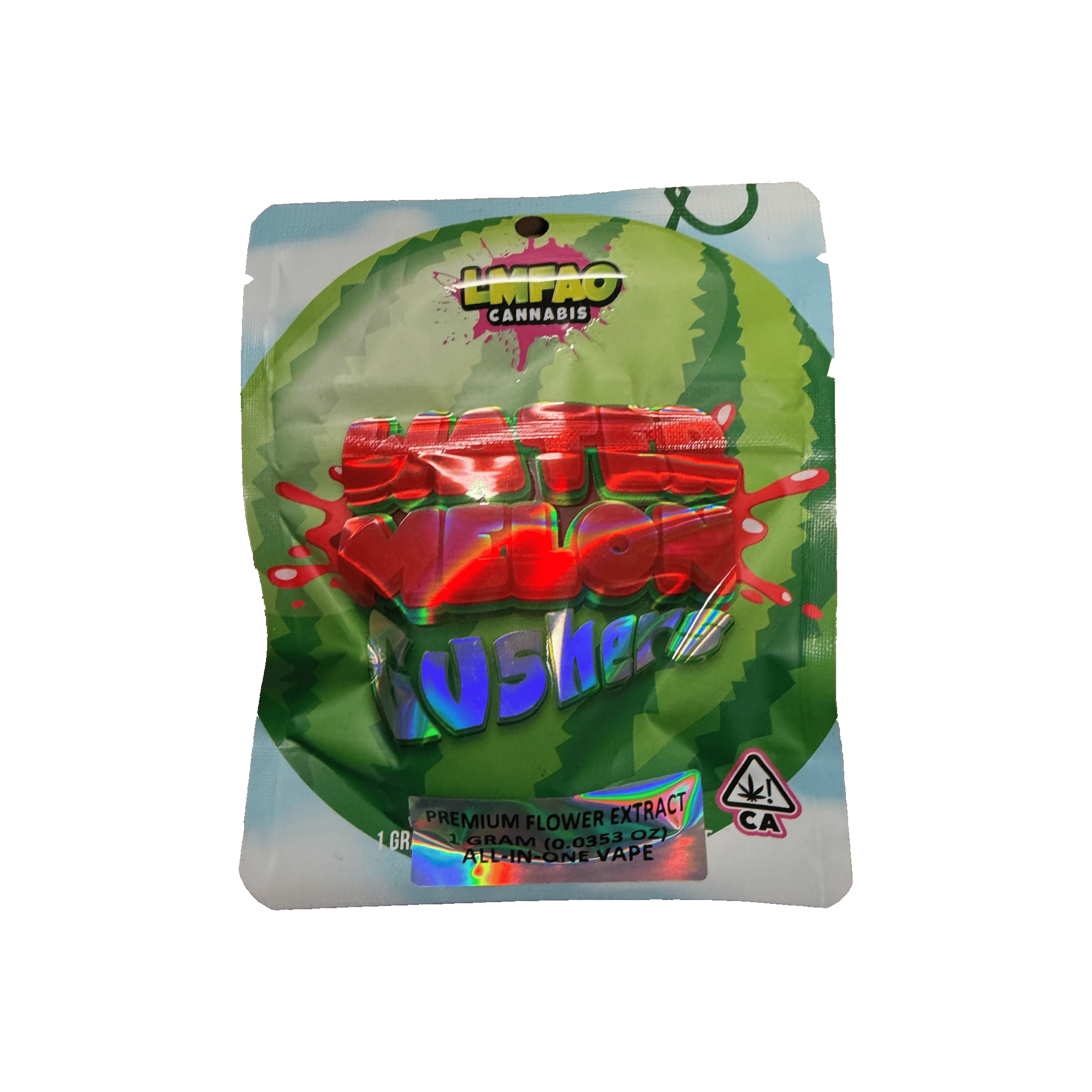 Watermelon Gushers - Disposable - LMFAO - One Gram - $24.99 - Disposable Vape (All-In-One, Battery Built-In)