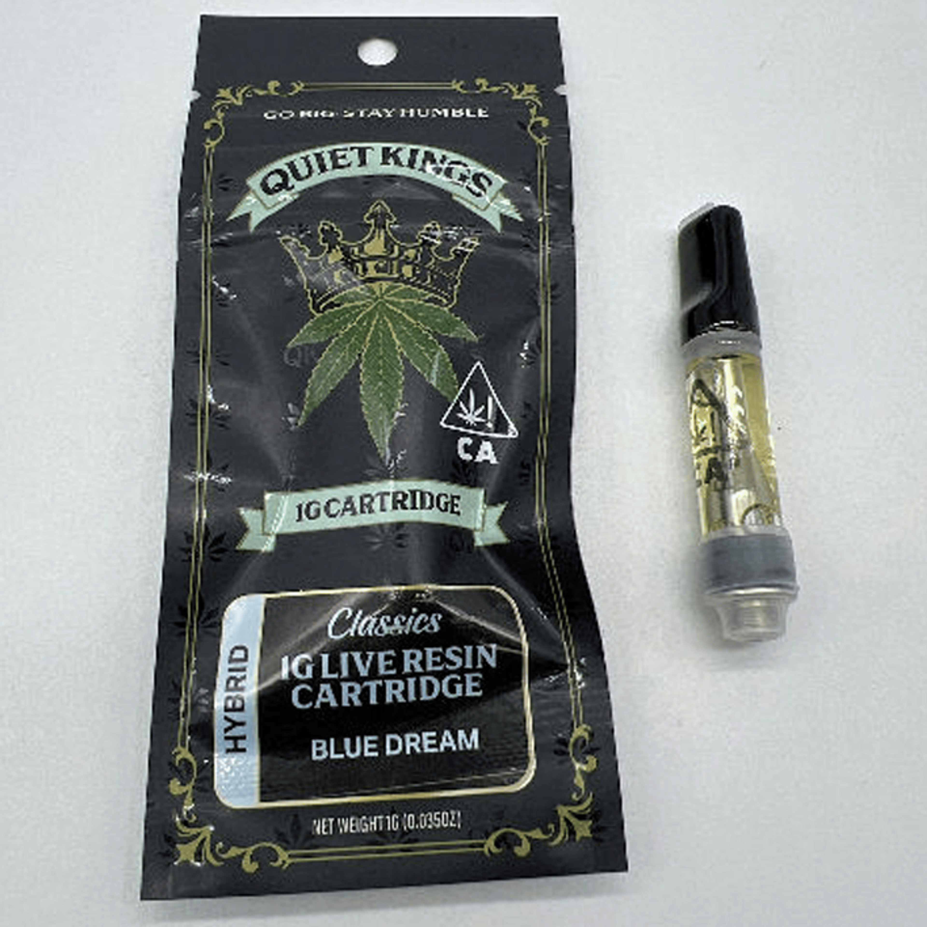Blue Dream Live Resin Cart 1g - Quiet Kings - - $26 - Cartridges