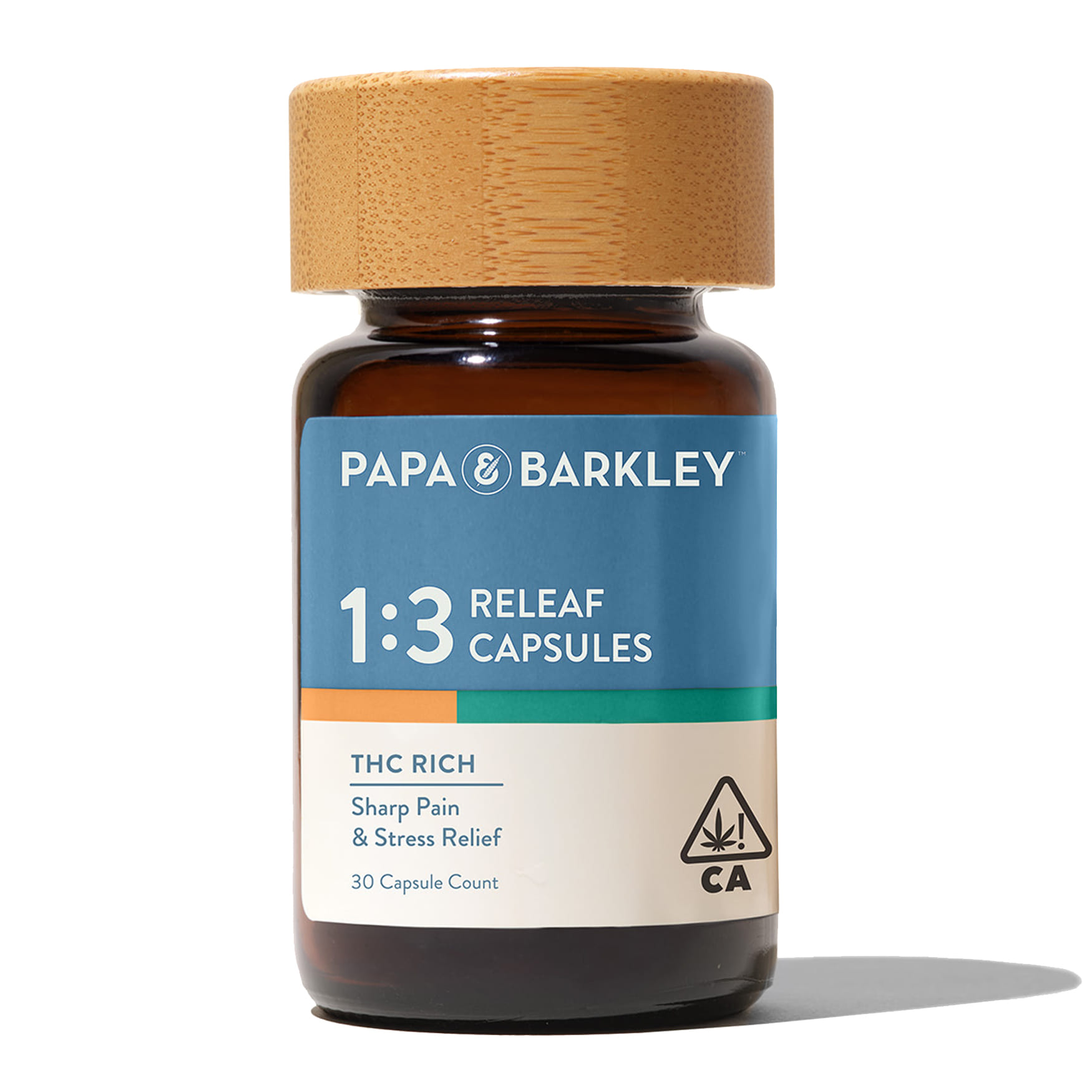 CBD 1:3 THC 30 ct - THC Rich Capsules - Papa & Barkley - CBD 1:3THC  30 ct - $60 - Tinctures & Capsules