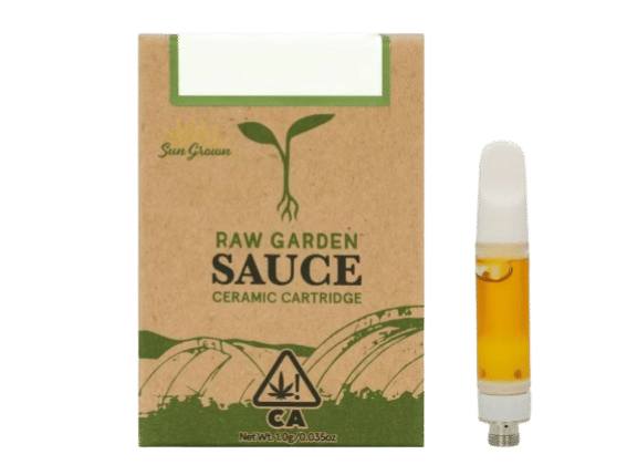Carbon Fiber - Sauce - Cart - Raw Garden - One Gram - $44.99 - Vape Cartridges (Universal 510 Battery Required)