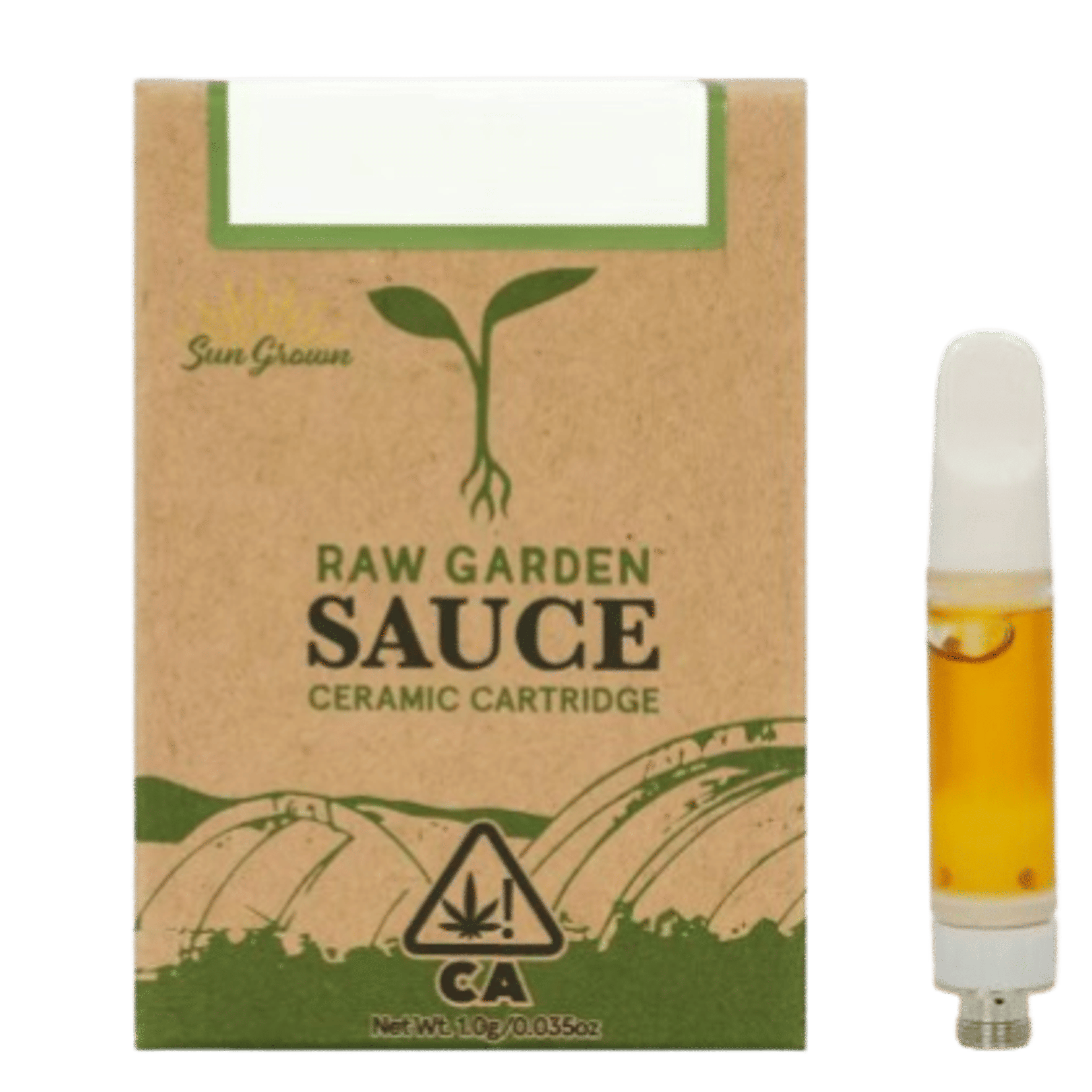 Carbon Fiber - Sauce - Cart - Raw Garden - One Gram - $44.99 - Vape Cartridges (Universal 510 Battery Required)