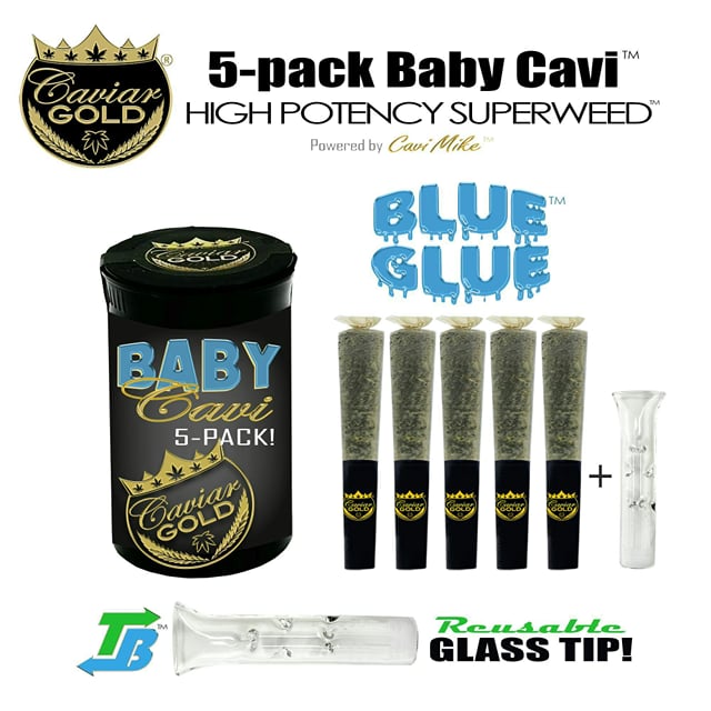 Blue Glue | .5g x 5 Infused Pre-Roll Pack