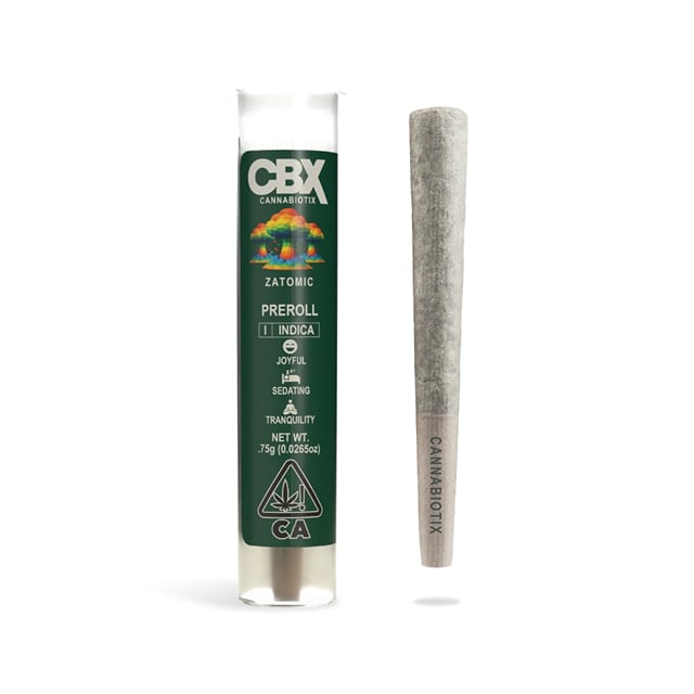 CBX - 0.75g Pre-Roll - Zatomic
