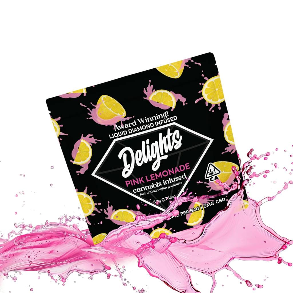 Pink Lemonade LIQUID DIAMONDS GUMMIES - DAB DADDY -  - $6 - Edibles