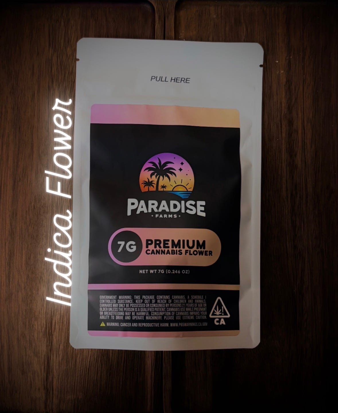 Indica Flower 7g - Paradise Farms - Quarter - $10 - Flowers