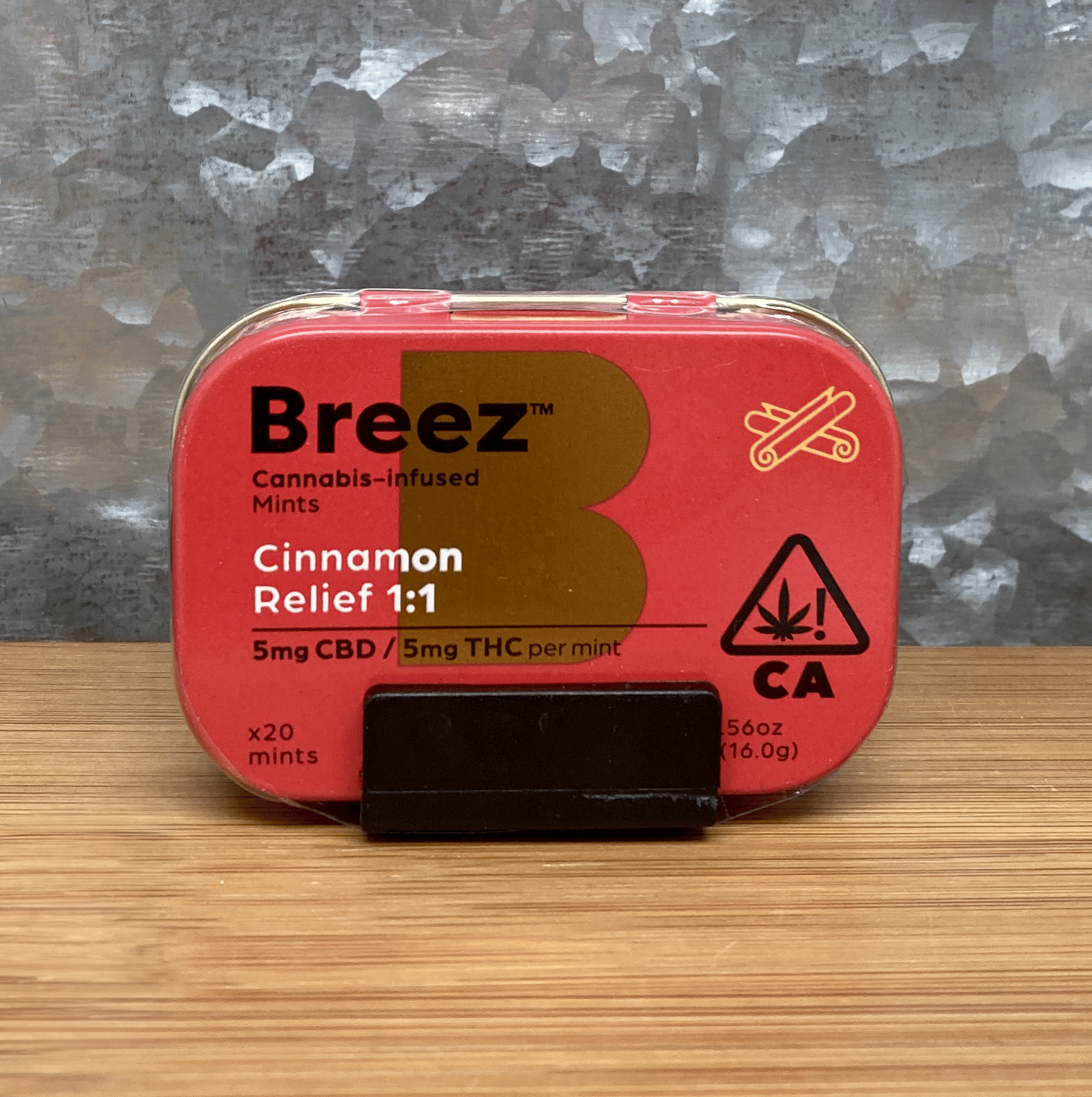 Cinnamon Relief 1:1 Mint Tin - Breez -  - $29 - Edible