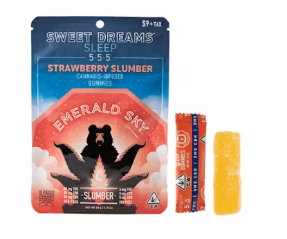 Strawberry Slumber Sleep Gummies 50mg - Emerald Sky - Gummies - $10 - Edible