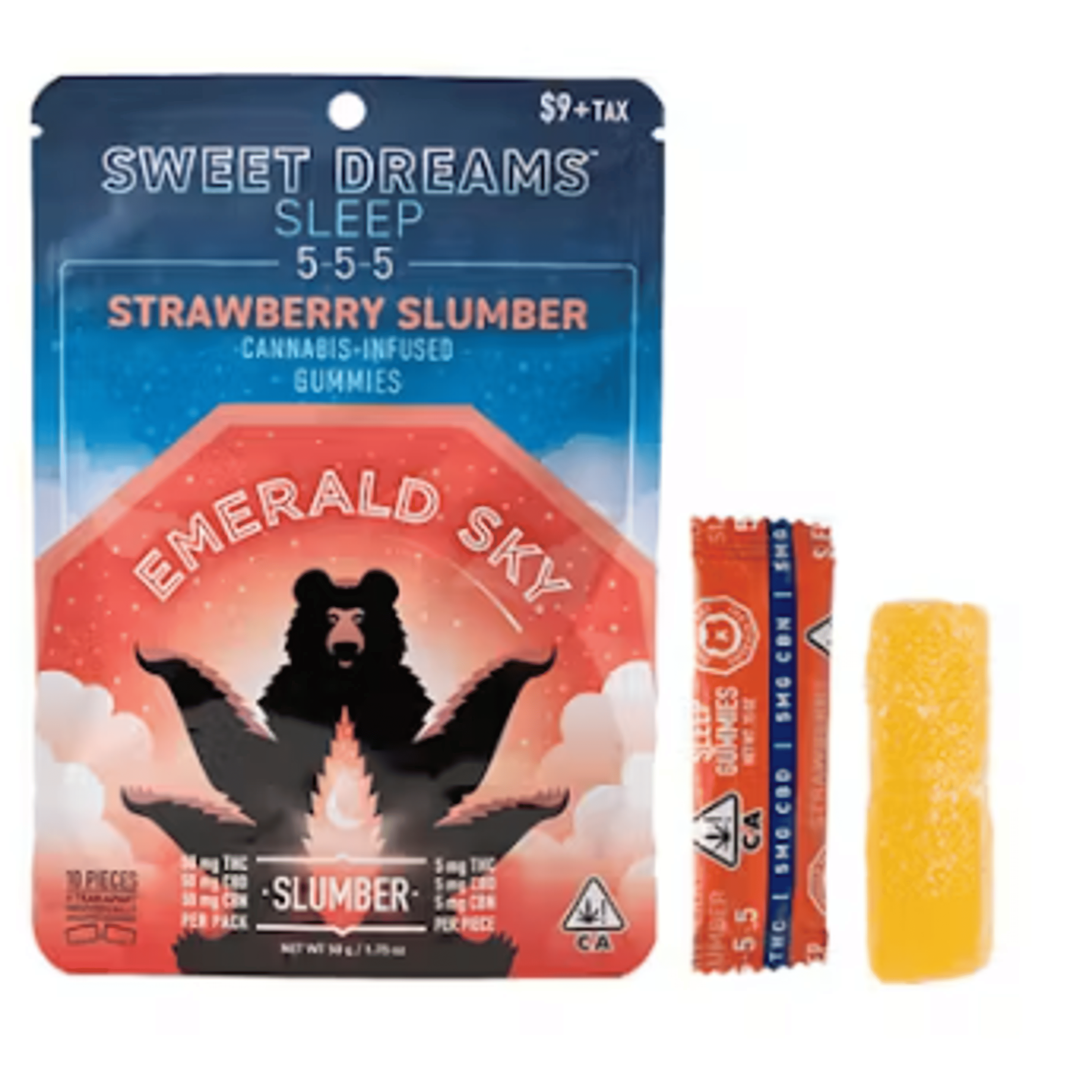 Strawberry Slumber Sleep Gummies 50mg - Emerald Sky - Gummies - $10 - Edible