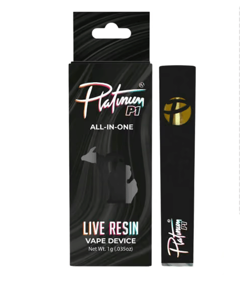 Platinum Vape: P1 All-in-One - Peach Papaya LIVE RESIN - Platinum Vape -  - $32 - All-In-One Pens