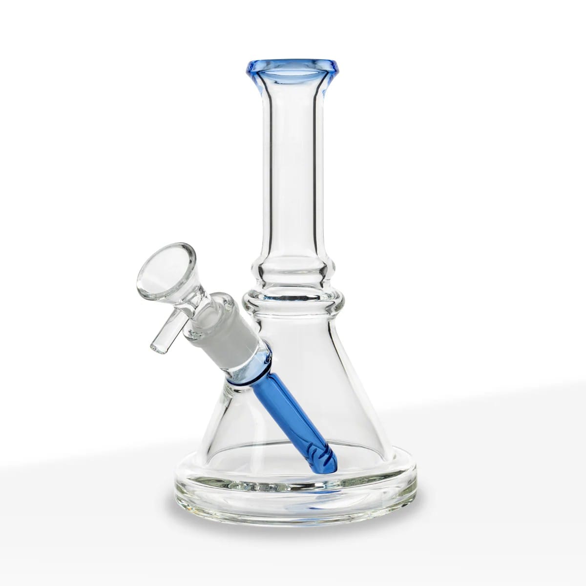 Water Pipe Color Trim Beaker w/ Color Downstem 7" - Glass - Biohazard -  - $25 - Paraphernalia