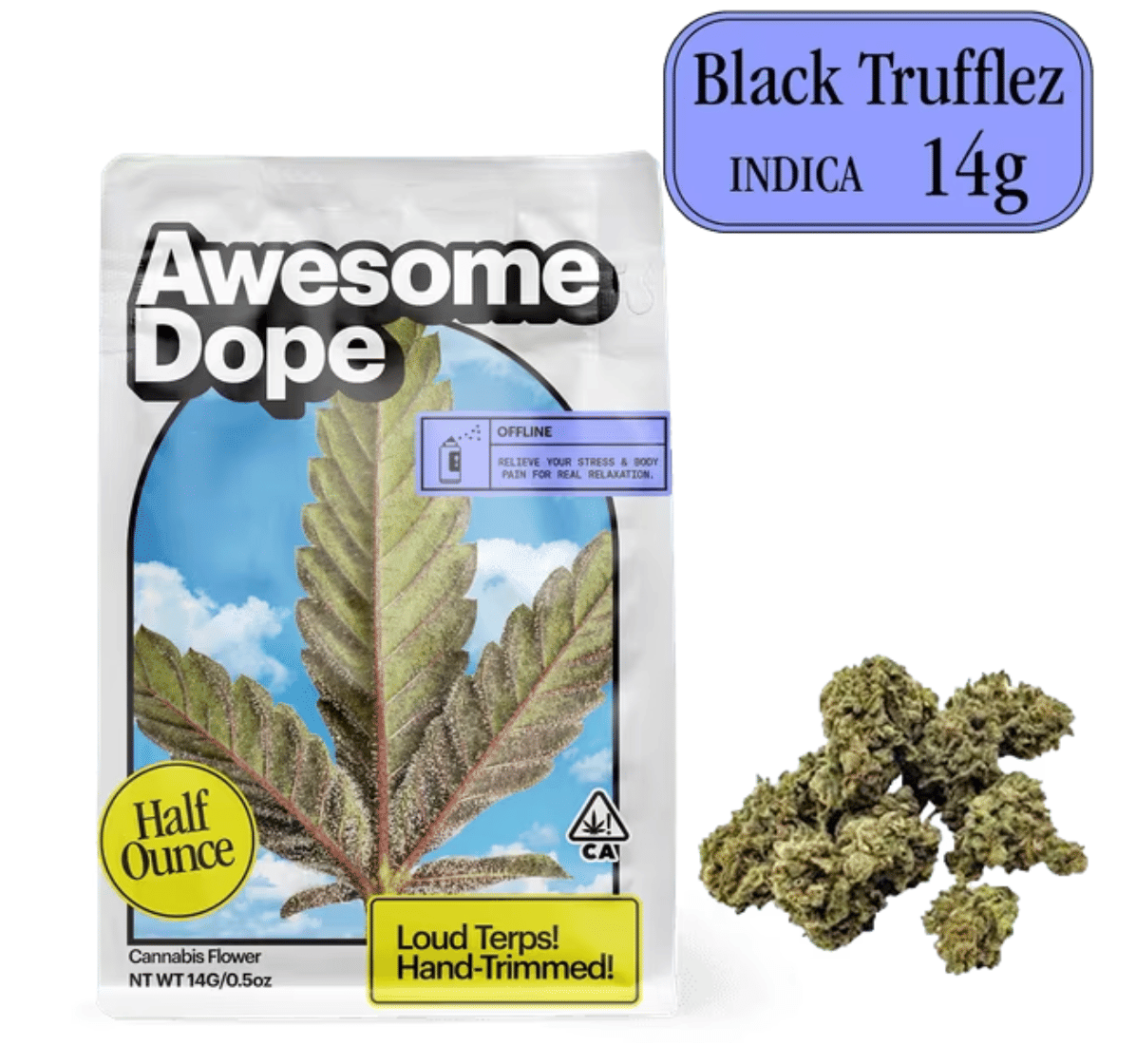 Awesome Dope: Black Trufflez - 14g Smalls - Awesome Dope -  - $89 - Flower