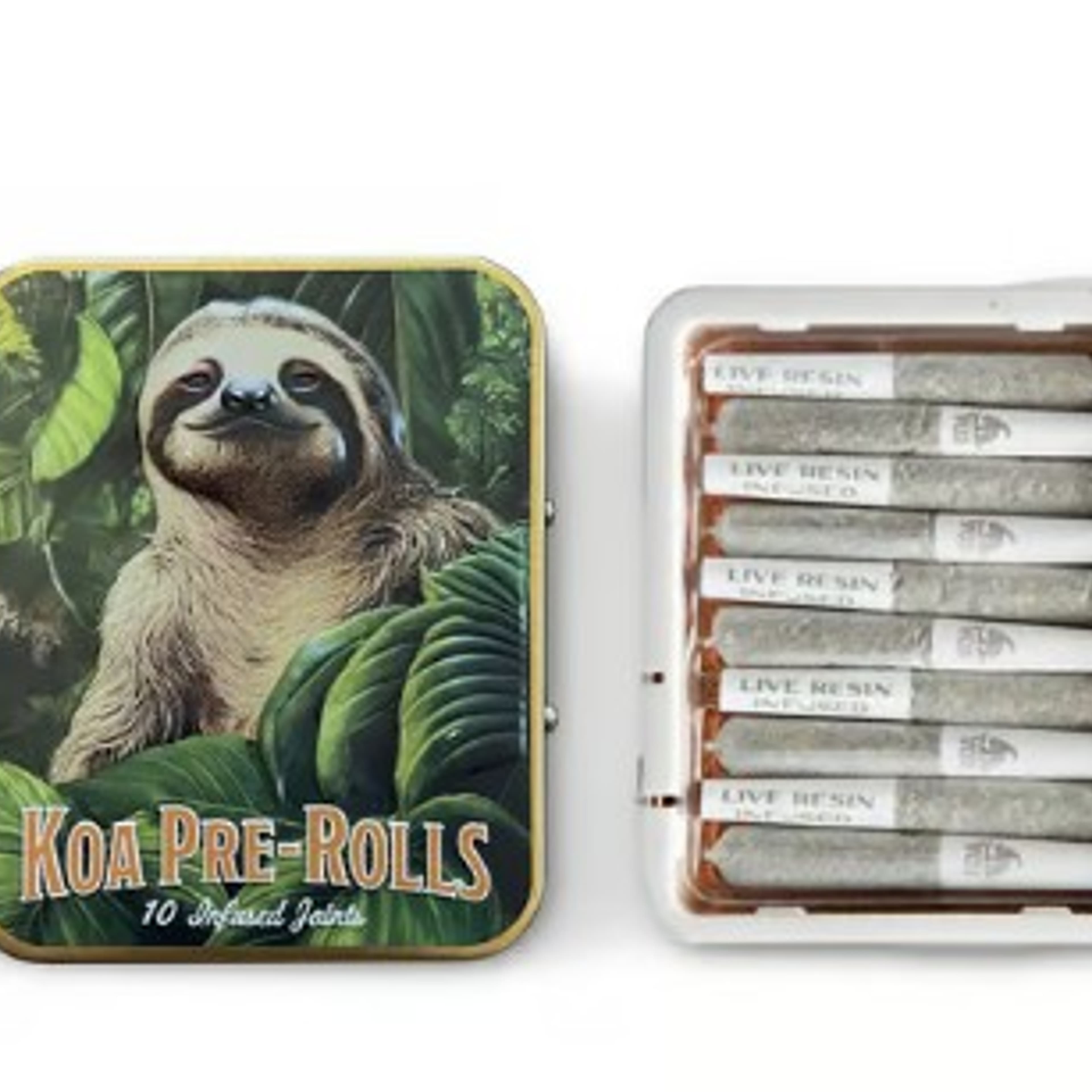 Apples & Bananas Live Resin Infused Pre-Rolls (0.35g x 10) - 3.5g - Koa - - $38 - Infused Pre-Rolls