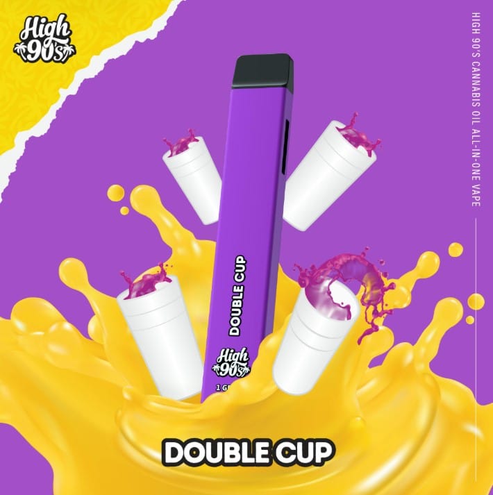 High 90's AIO - Double Cup - All-In-One Vape - 1g *B2G1 EVERYDAY* - High 90's - AIO - $19.99 - Disposable Vape Pens (All In One)