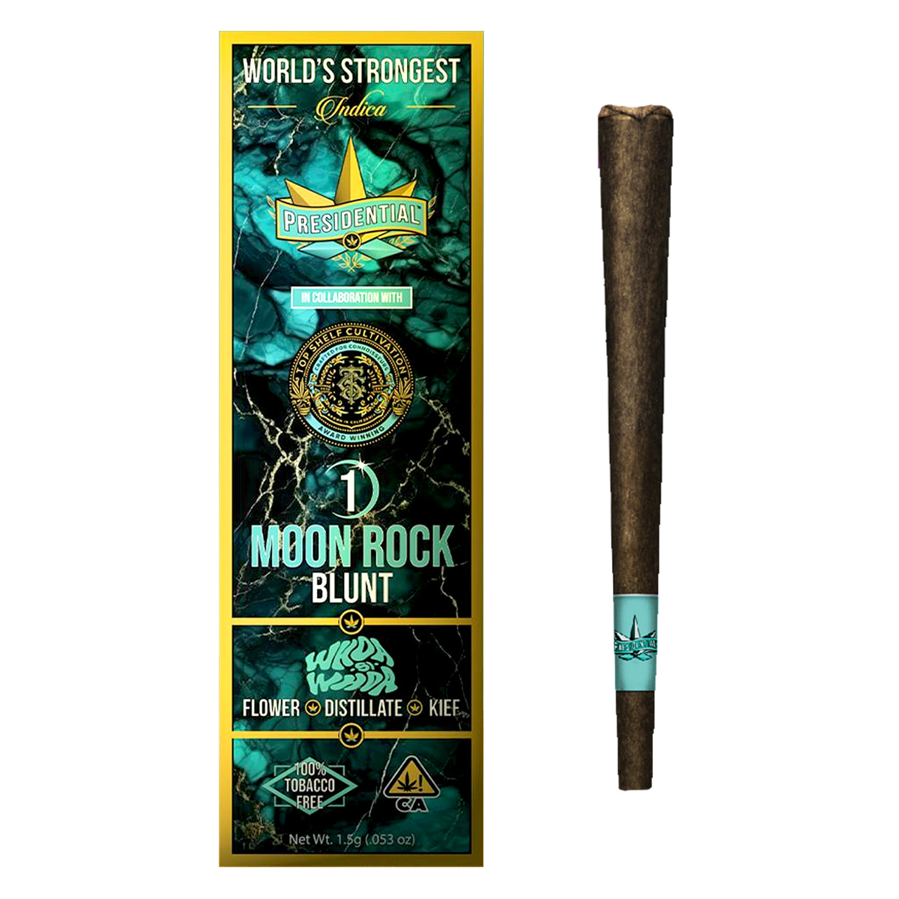 Whoa-Si-Whoa Moon Rock Blunt - 1.5g - Presidential - Whoa-Si-Whoa (I) - $17 - Pre-Rolls