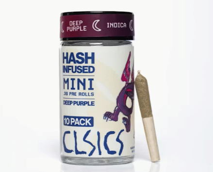 Deep Purple Infused Prerolls 10pk 3g - CLSICS - PR PK - $36.50 - Infused Preroll