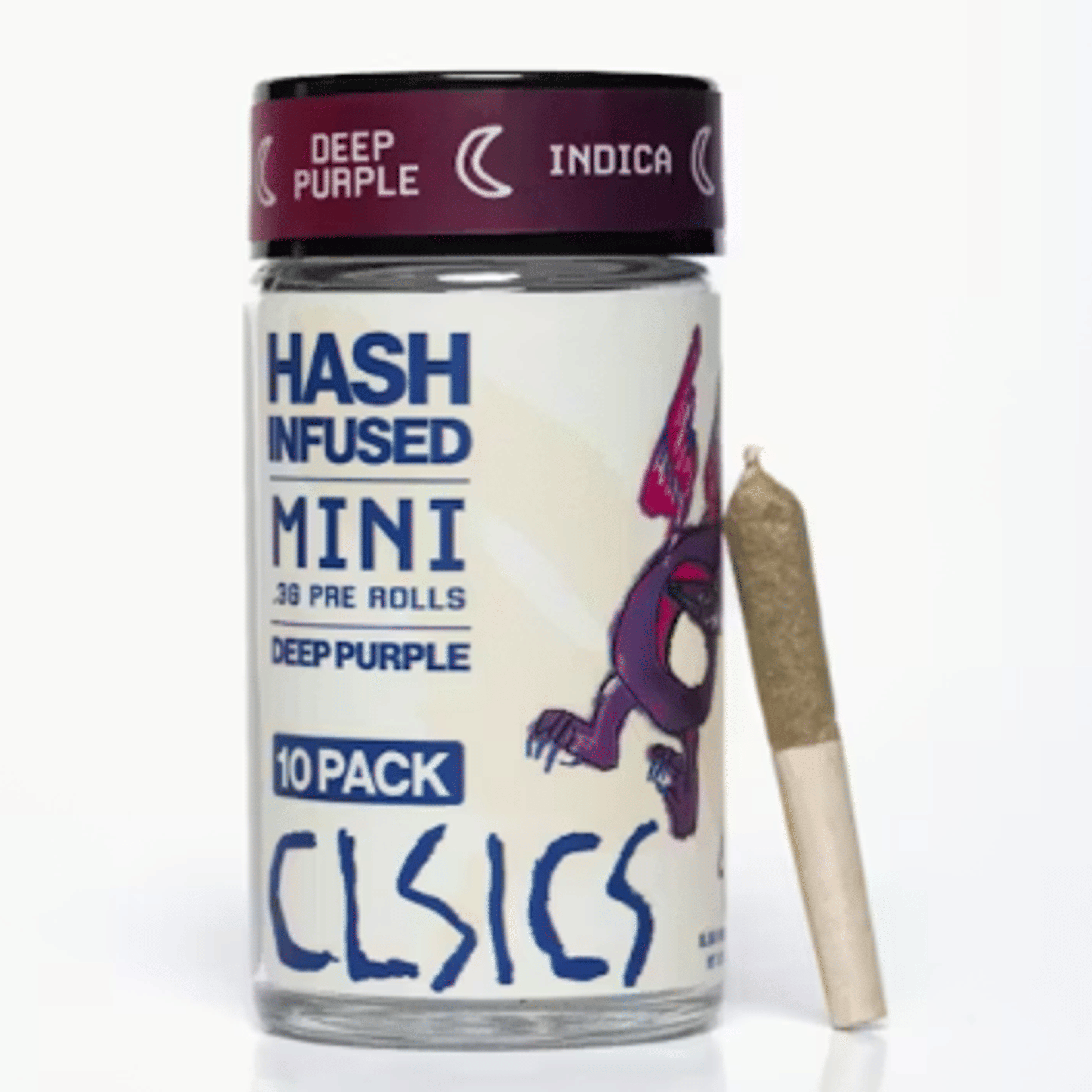 Deep Purple Infused Prerolls 10pk 3g - CLSICS - PR PK - $36.50 - Infused Preroll