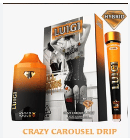 Crazy Carousel Drip Disposable 1g - Luigi - Disposable - $20 - Vapes