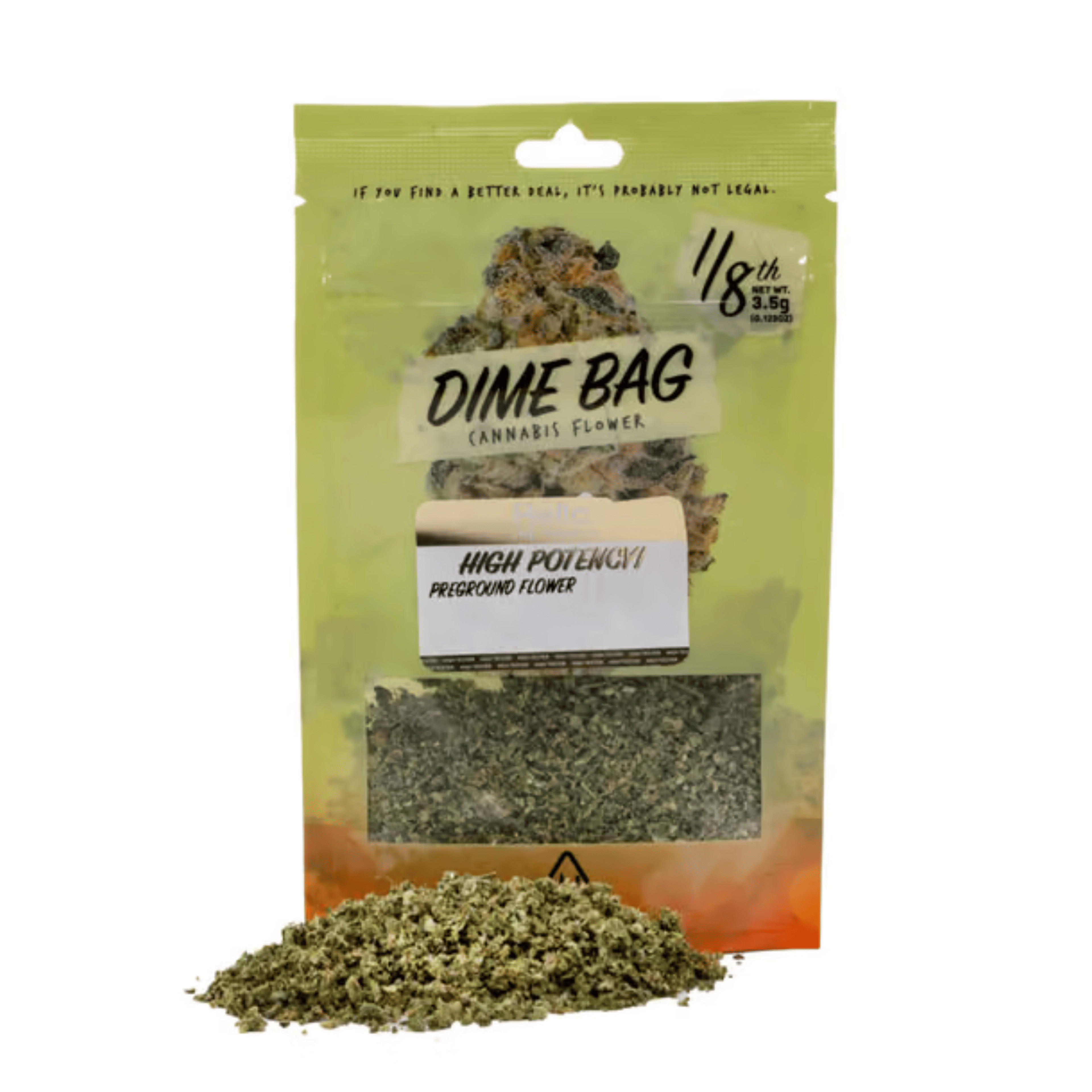 Tangelo Sunrise Pre-Ground 3.5g - Dimebag - - $10 - Flower
