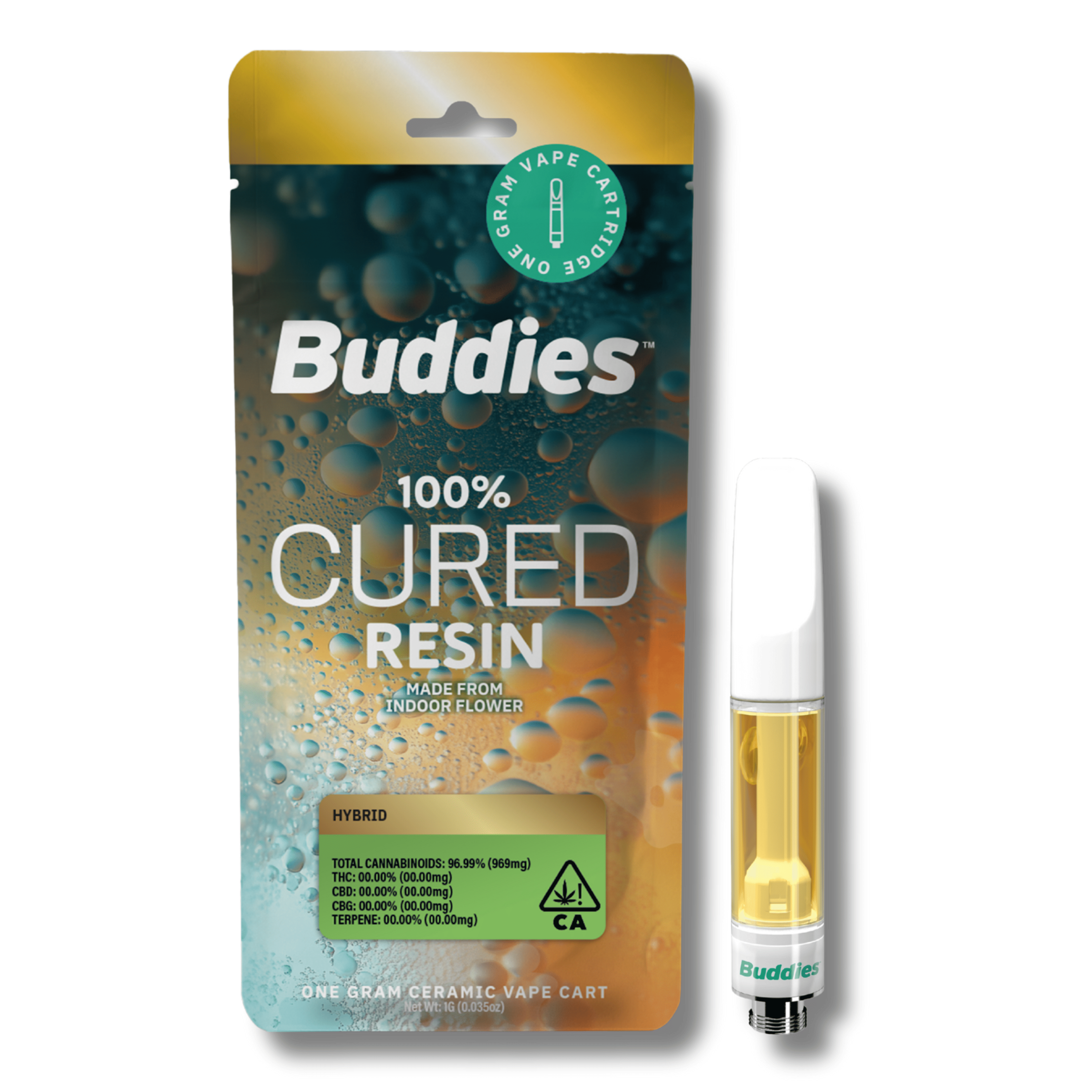 Cannalope Haze Cured Resin Cart 1g - Buddies - - $29 - Vapes