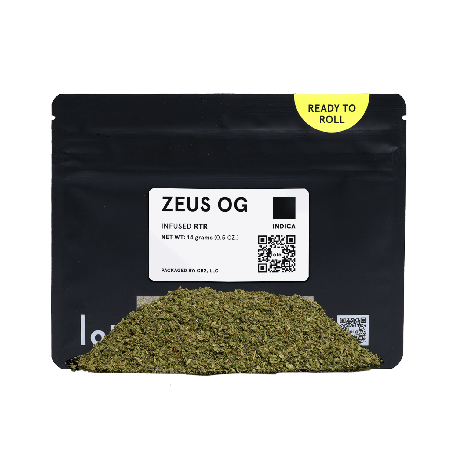 Zeus OG Infused Ready To Roll (Pre-Ground) 14g - Lolo -  - $35.75 - Flower