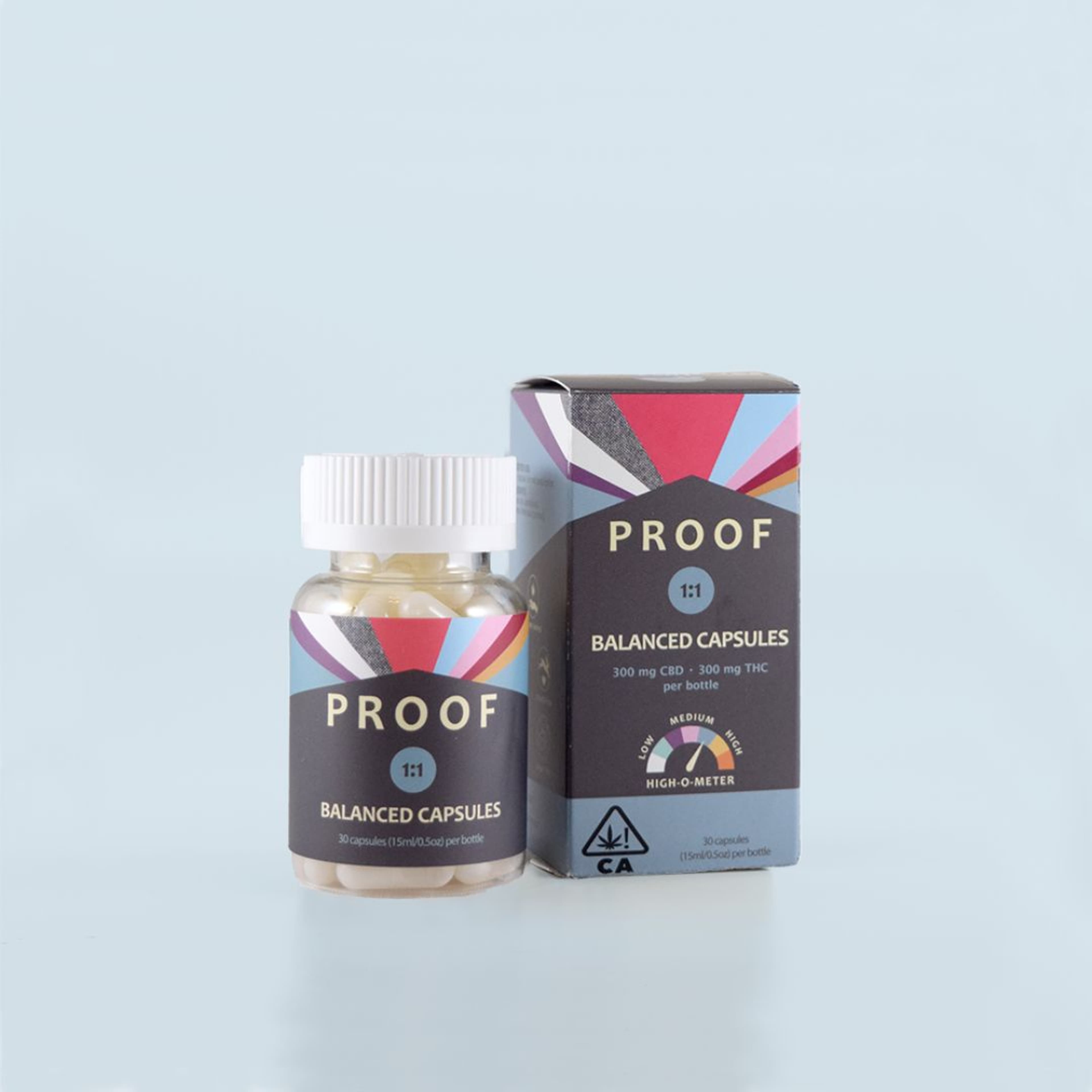 1:1 Balanced Capsules (30ct) - PROOF - - $43 - Edibles