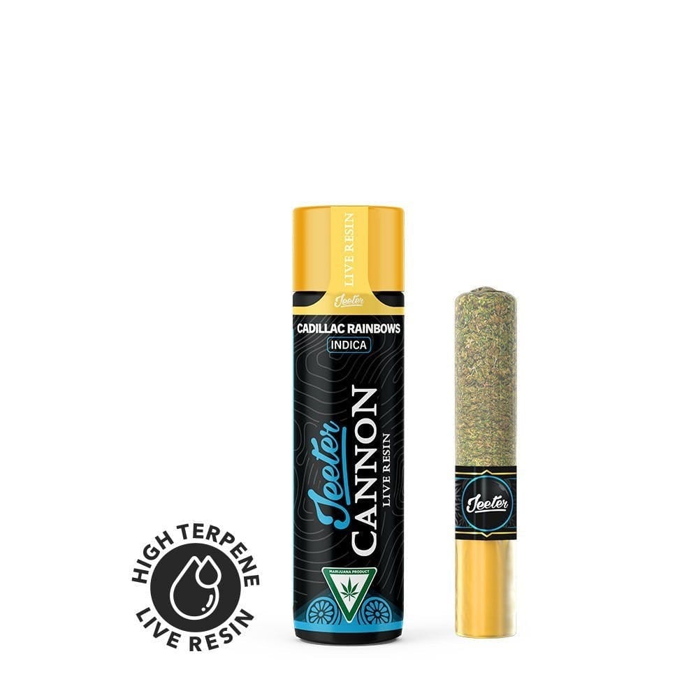 Cadillac Rainbows | Live Resin Infused Cannon - 1.3g - Jeeter -  - $21 - Infused Pre-Rolls